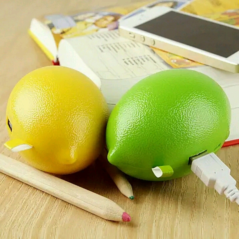 让你有食欲 柠檬外形移动电源
